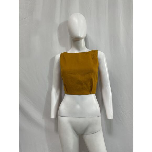 S�zane 'Claire' Gold Blouse Size 34 - Picture 2 of 5